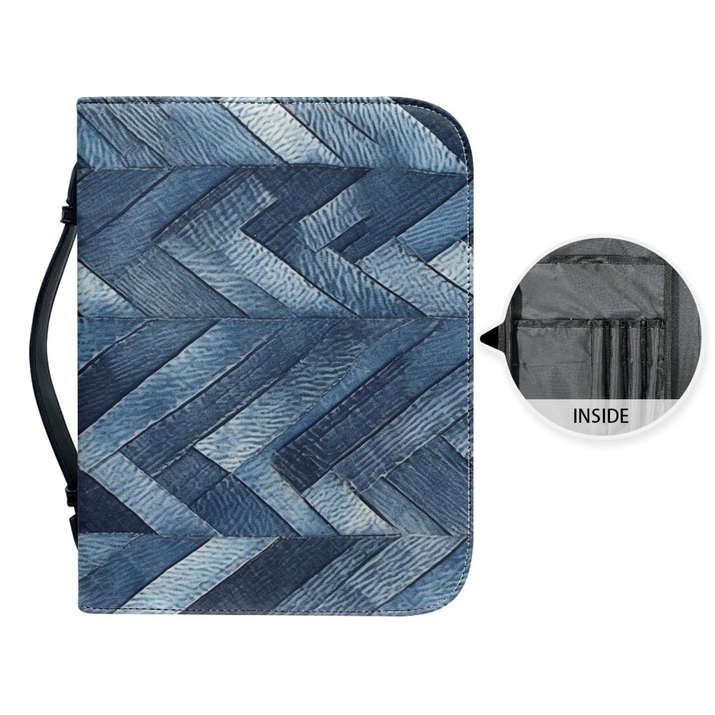 DENIM CHEVRON - NOTEBOOK COVERS PREORDER CLOSING 10/5 ETA EARLY DEC