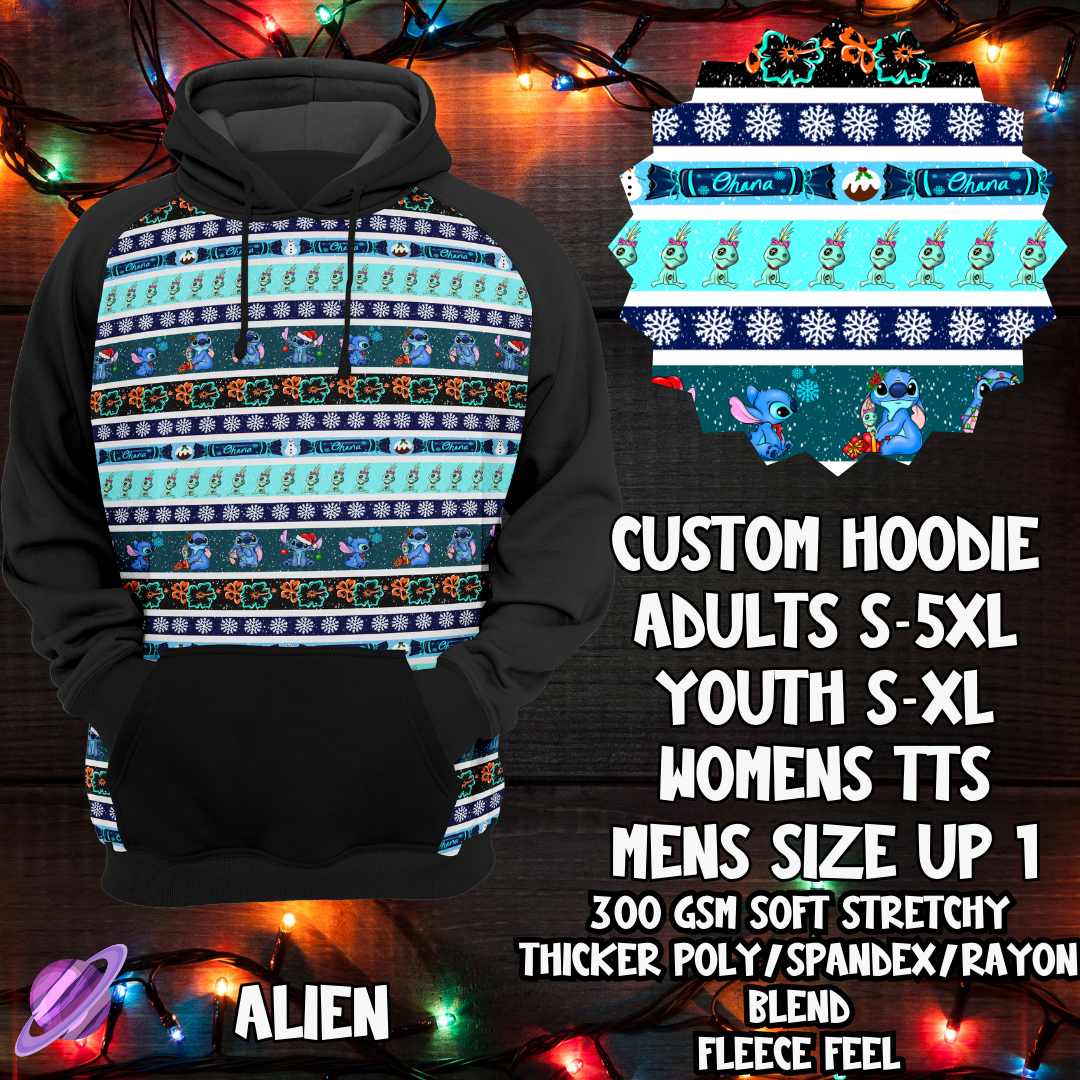 ALIEN-HOODIE-XMAS SWEATER PREORDER-9/27