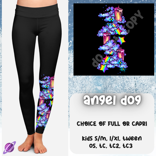 ANGEL DOG  - ONE LEG LEGGING & HOODIE RUN - LEGGING/CAPRI PREORDER CLOSING 10/24