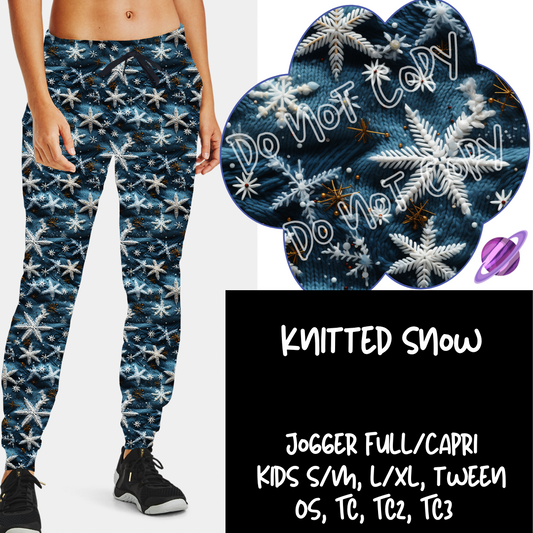 KNITTED SNOW - BATCH 82 - JOGGER/CAPRI PREORDER CLOSING 11/28 ETA JANUARY