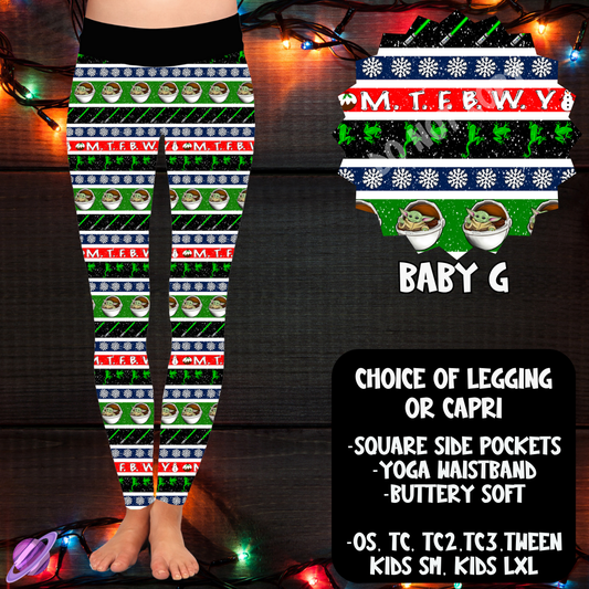 BABY G - LEGGING/CAPRI XMAS SWEATER RUN CLOSING 10/30