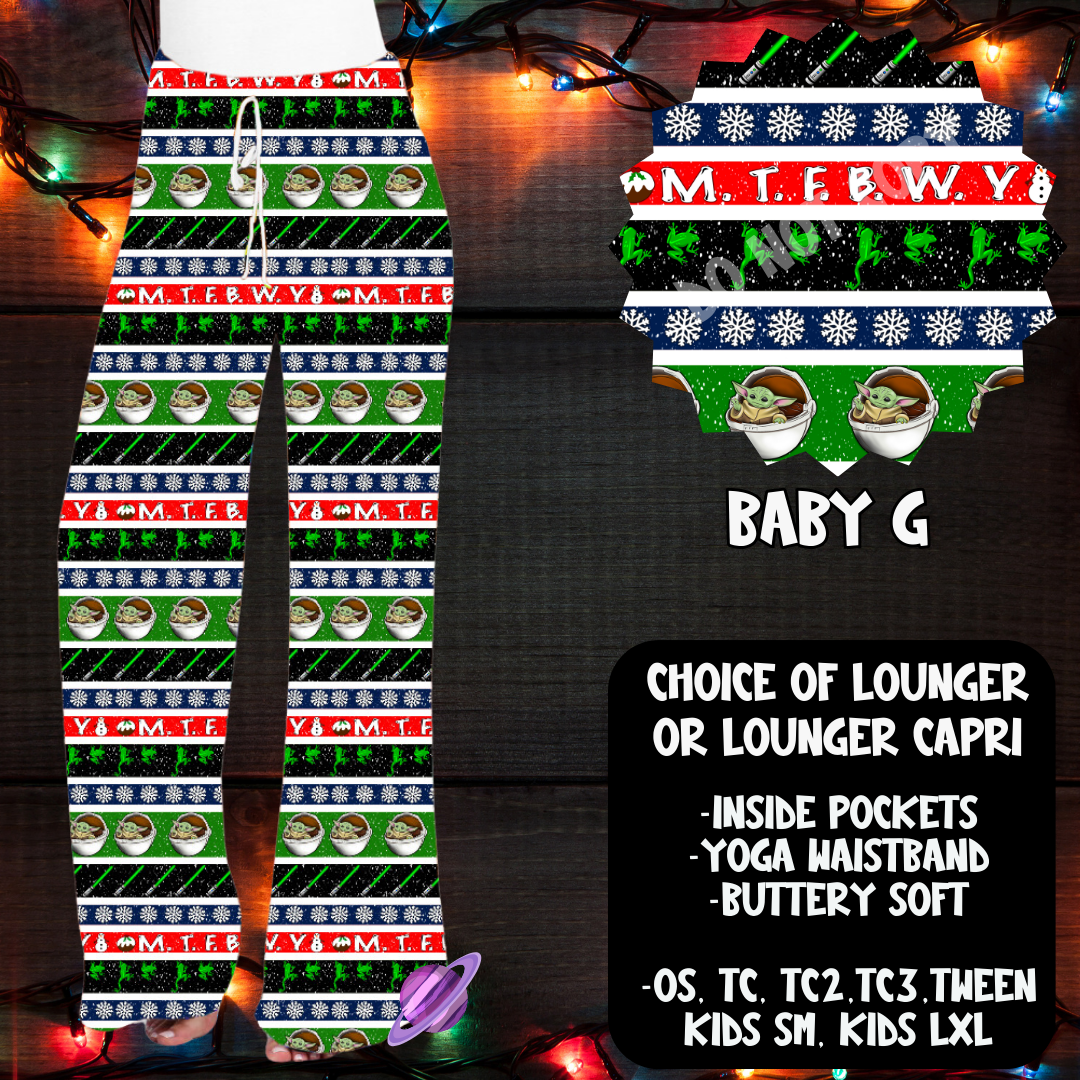 BABY G-BOTTOMS-XMAS SWEATER PREORDER-9/27