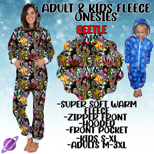BEETLE - ADULT & KIDS FLEECE ONESIES CLOSING 9/28