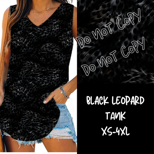 BLACK LEOPARD-PPO7 RUN-V-NECK TANK PREORDER CLOSING 11/17 ETA DEC/JAN