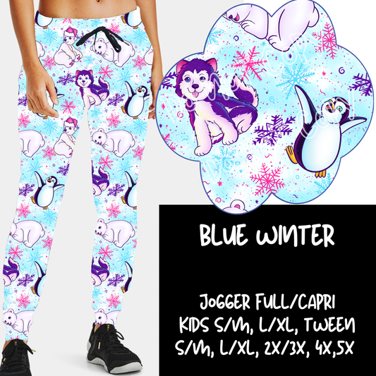 BLUE WINTER - HOLIDAY RUN 1 - JOGGER/CAPRI PREORDER CLOSING 9/17 ETA EARLY NOV