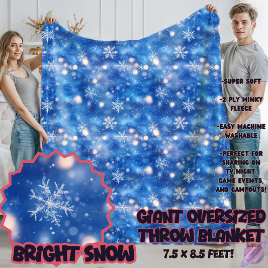 BRIGHT SNOW-OVERSIZED THROW 14-PREORDER CLOSING 10/8