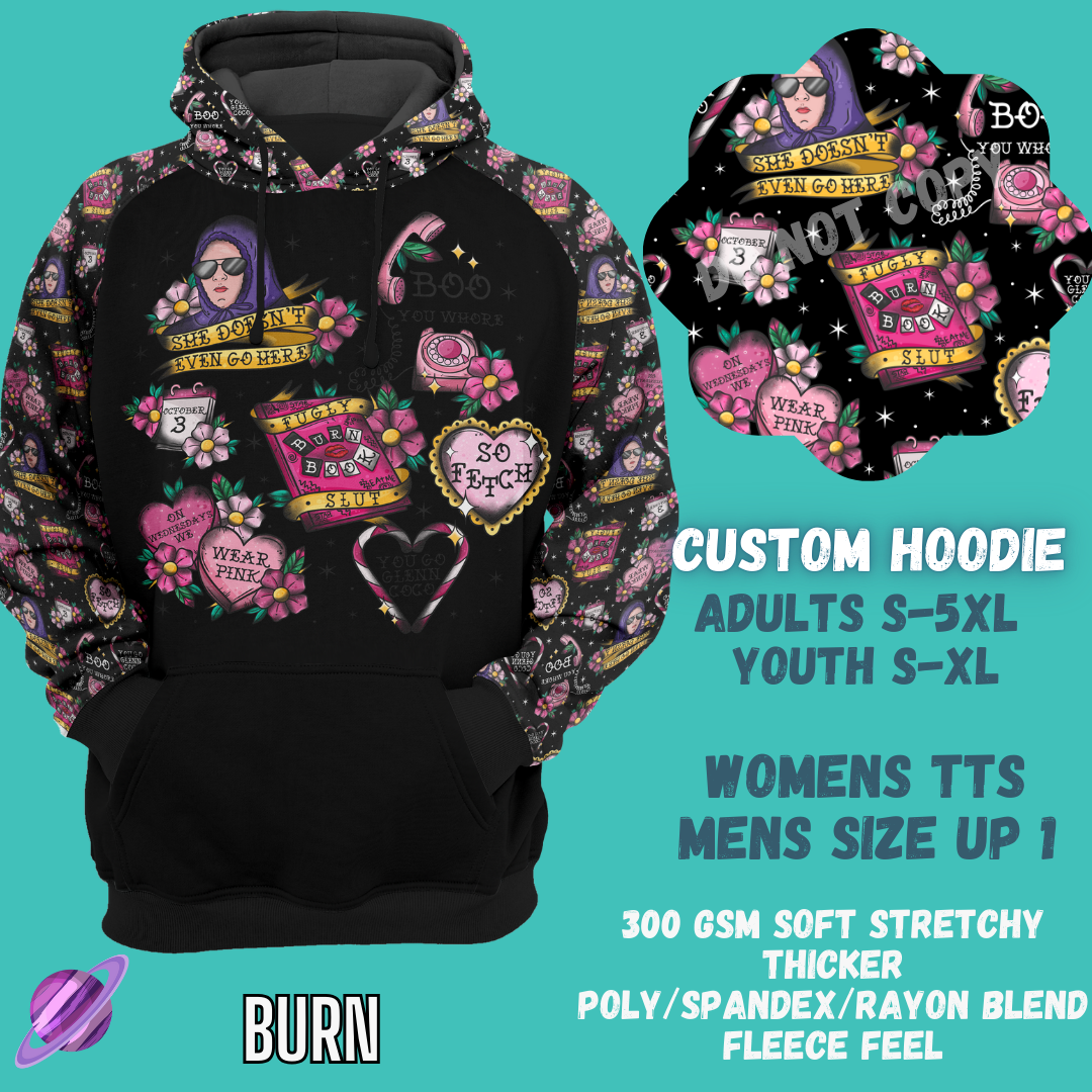 BURN- HOODIE OUTFIT RUN- PREORDER 2/20