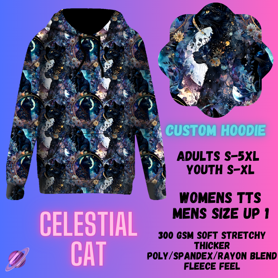 PULLOVER HOODIE RUN 1-CELESTIAL CAT-PREORDER CLOSING 12/29