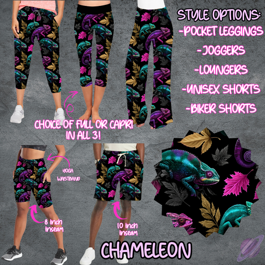 CHAMELEON - LEGGING/JOGGER/LOUNGER/SHORTS - B107 PREORDER CLOSING 5/25