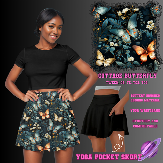 COTTAGE BUTTERFLY -SKORT 4 PREORDER CLOSING 2/13