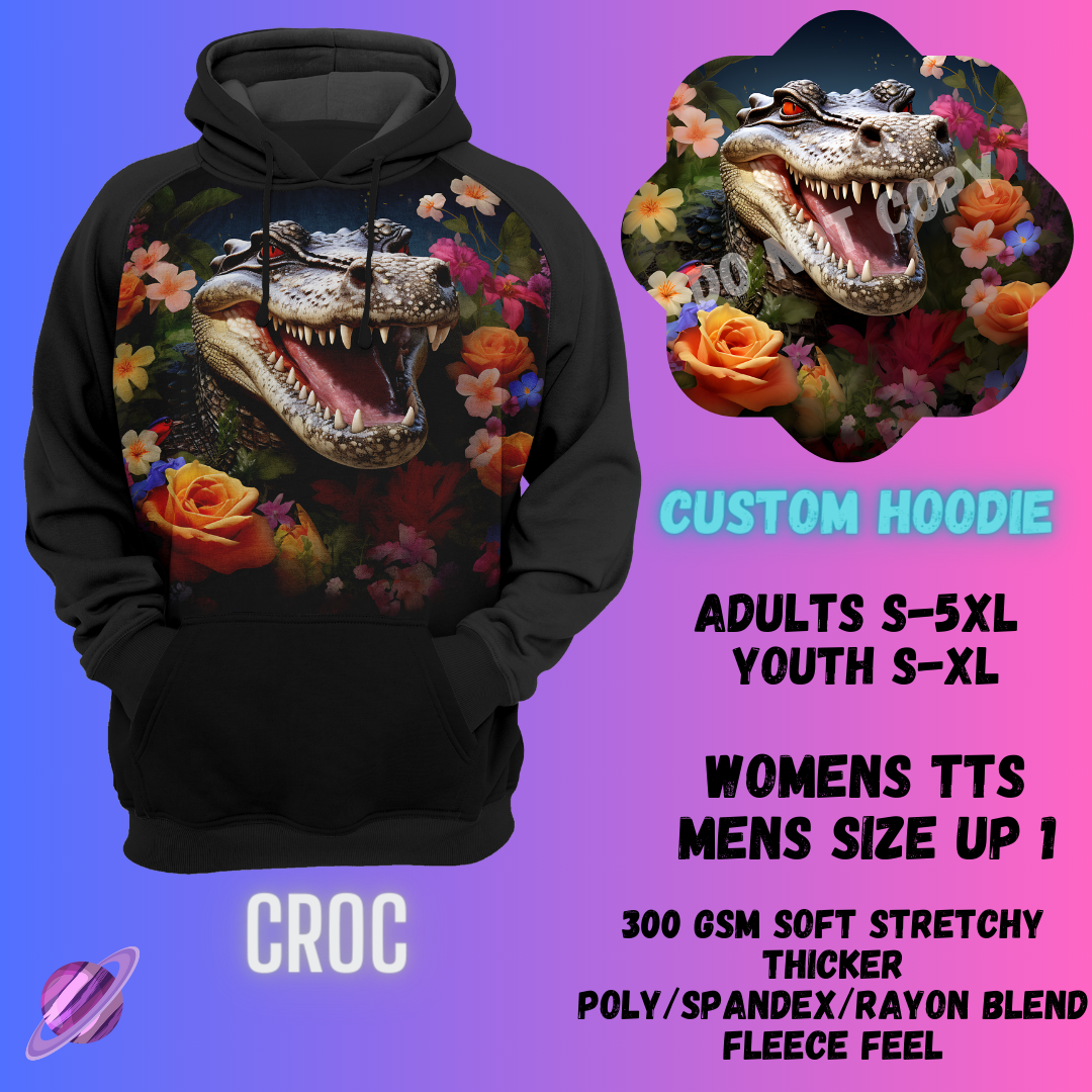 3D ART HOODIE RUN-CROC-PREORDER CLOSING 2/16