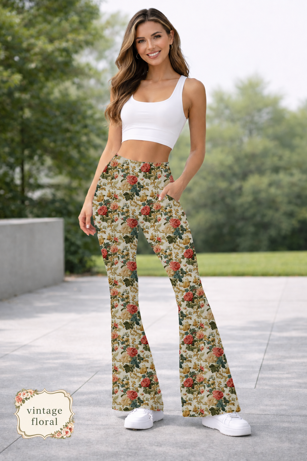 VINTAGE FLORAL -YOGA FLARE PREORDER- CLOSING 9/14