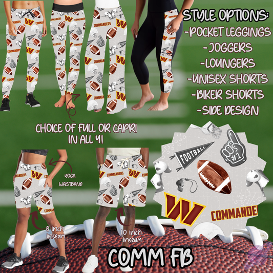 COMM FB-GAME DAY RUN- PREORDER CLOSING 7/13
