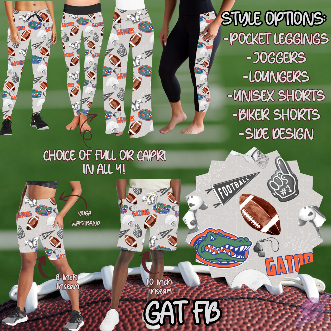 GAT FB-GAME DAY RUN- PREORDER CLOSING 7/13