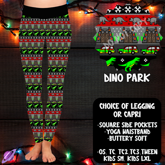 DINO PARK - LEGGING/CAPRI XMAS SWEATER RUN CLOSING 10/30