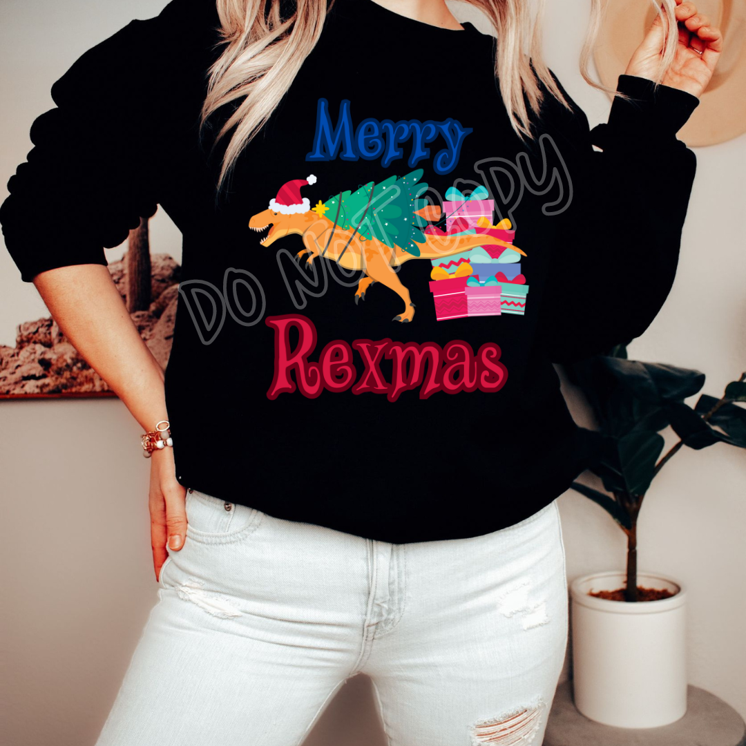 DINO - HOLIDAY RUN 2 - UNISEX HOODIE/SWEATER ADULTS/KIDS