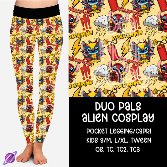 DUO PALS - ALIEN COSPLAY RUN - LEGGING/CAPRI PREORDER CLOSING 9/12