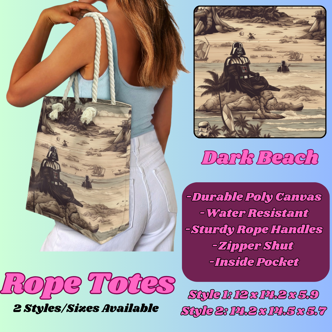 DARK BEACH-ROPE TOTE PREORDER CLOSING 5/6