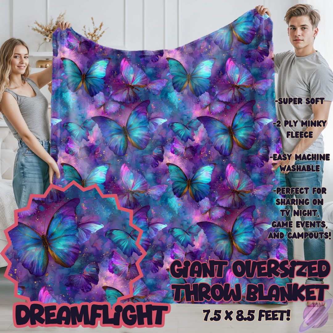 DREAM FLIGHT - OVERSIZED THROW BLANKET
