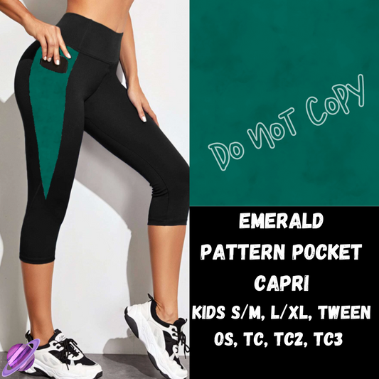 EMERALD - LEGGING/CAPRI/SHORTS -COLORBLAST PPO-PREORDER CLOSING 5/9
