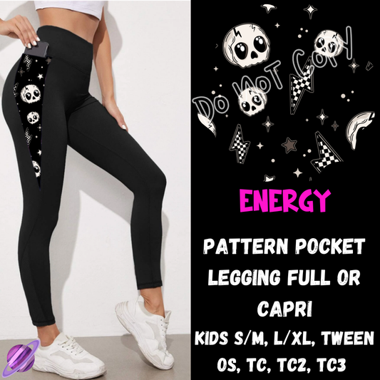 ENERGY - LEGGING/CAPRI-ZIP UP HOODIE OUTFIT RUN PREORDER CLOSES 1/26