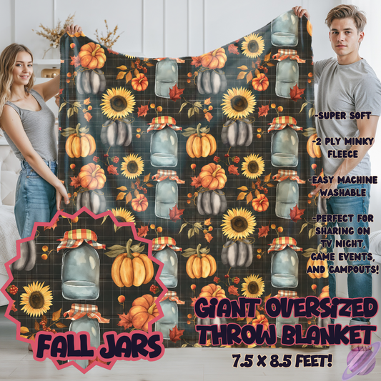 FALL JARS-OVERSIZED THROW 14-PREORDER CLOSING 10/8