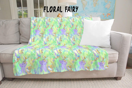 FLORAL FAIRY- GIANT SHAREABLE THROW BLANKETS PREORDER CLOSING 1/12