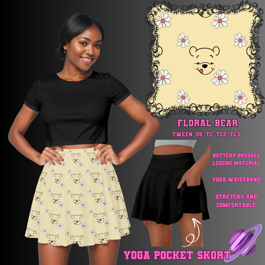 FLORAL BEAR-SKORT 4 PREORDER CLOSING 2/13