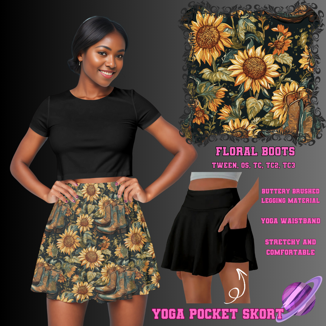 FLORAL BOOTS-SKORT 4 PREORDER CLOSING 2/13
