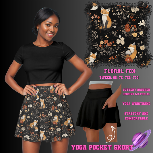 FLORAL FOX-SKORT 4 PREORDER CLOSING 2/13