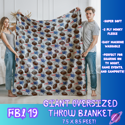 FBL19 - GIANT SHAREABLE THROW BLANKETS ROUND 8 -PREORDER CLOSING 9/8