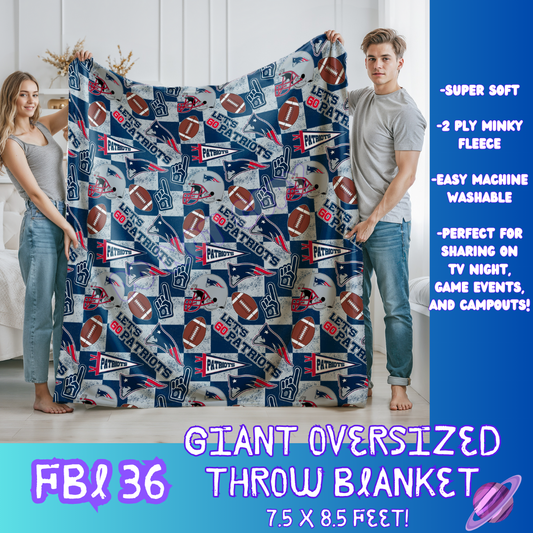 FBL36 - GIANT SHAREABLE THROW BLANKETS ROUND 8 -PREORDER CLOSING 9/8