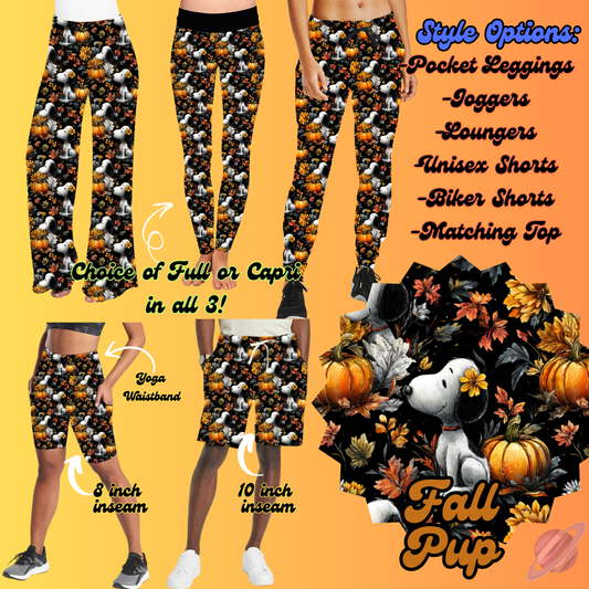 FALLING LEAVES-FALL PUP-BOTTOMS 5 STYLES-PREORDER CLOSING 7/23