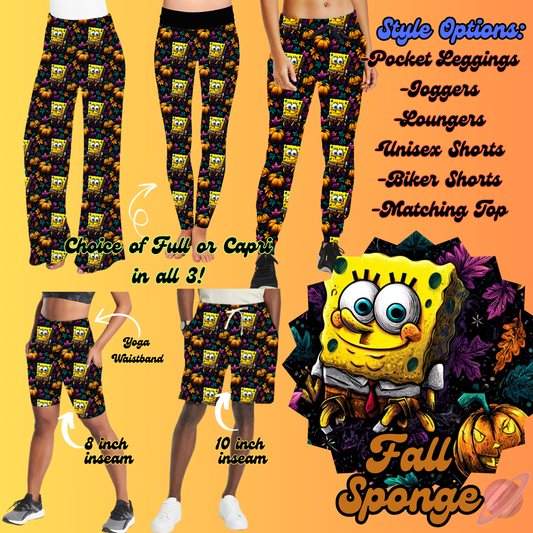 FALLING LEAVES-FALL SPONGE-BOTTOMS 5 STYLES-PREORDER CLOSING 7/23