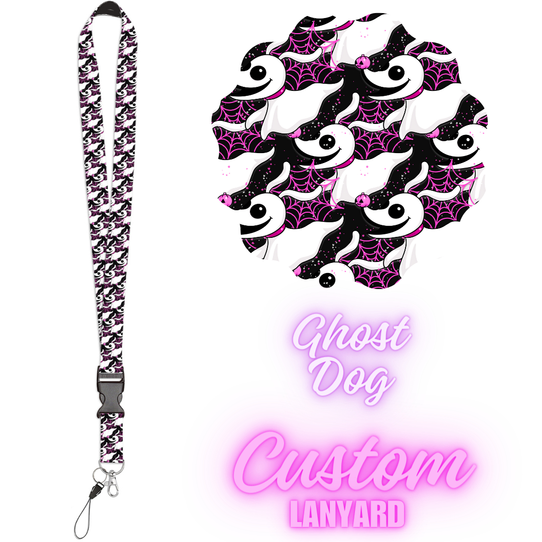 CUSTOM LANYARDS-GHOST DOG- PREORDER CLOSING 11/16 ETA MID DEC