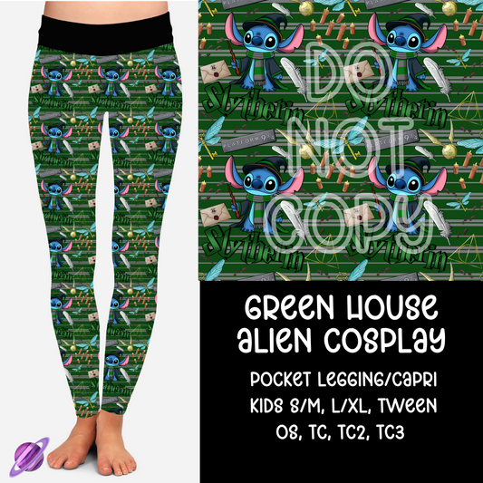 GREEN HOUSE - ALIEN COSPLAY RUN - LEGGING/CAPRI PREORDER CLOSING 9/12