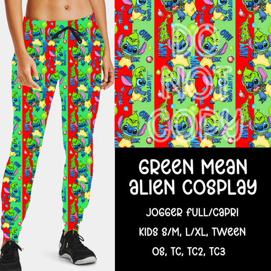 GREEN MEAN - ALIEN COSPLAY RUN - JOGGER /CAPRI PREORDER CLOSING 9/12