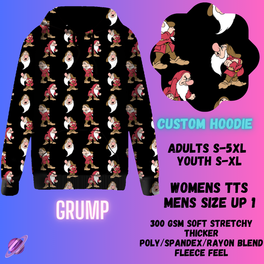 PULLOVER HOODIE RUN 1-GRUMP-PREORDER CLOSING 12/29