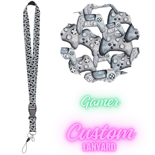 CUSTOM LANYARDS-GAMER- PREORDER CLOSING 11/16 ETA MID DEC