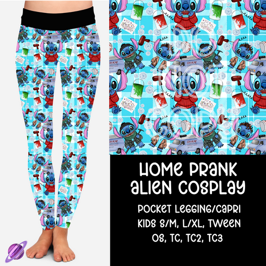 HOME PRANK - ALIEN COSPLAY RUN - LEGGING/CAPRI PREORDER CLOSING 9/12