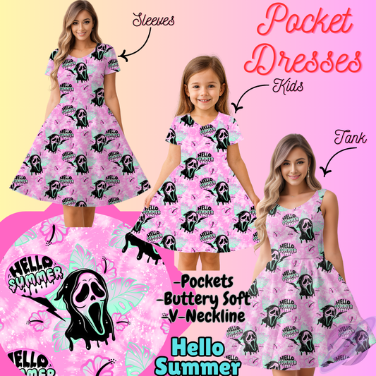 HELLO SUMMER-POCKET DRESS PREORDER-CLOSING 3/16