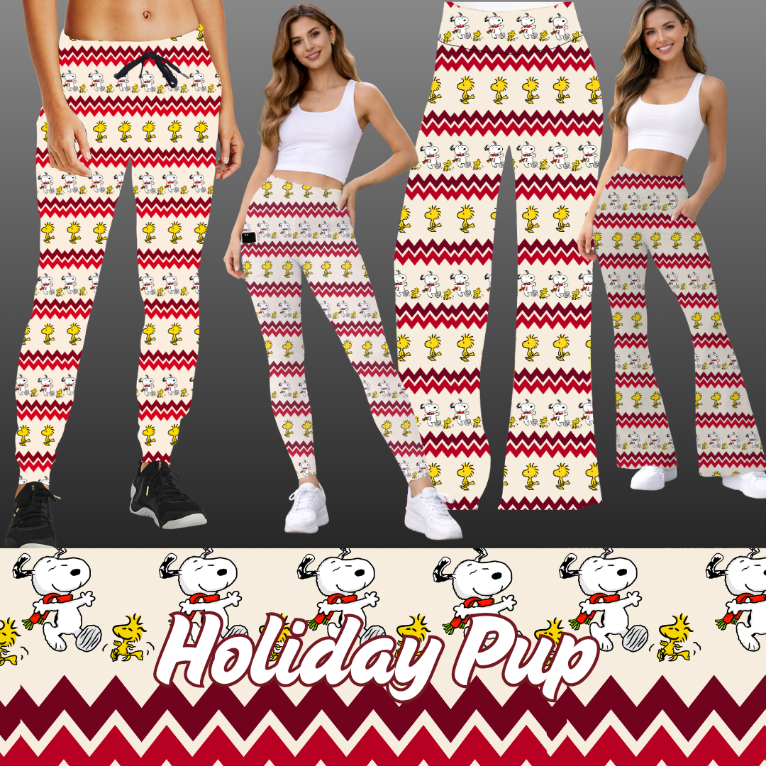 HOLIDAY PUP-HOLIDAY RUN-BOTTOMS-PREORDER DUE 9/18