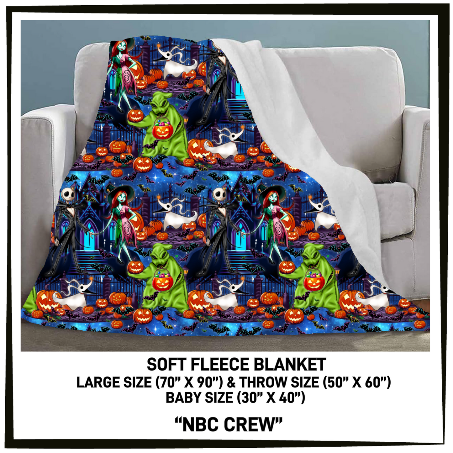 FC7B - NBC Crew Fleece Blanket - Preorder Closing 8/26 ETA: Late Oct