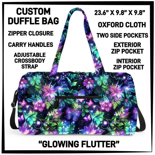 DF2B - Glowing Flutter Duffel Bag - Preorder ETA: Early Nov