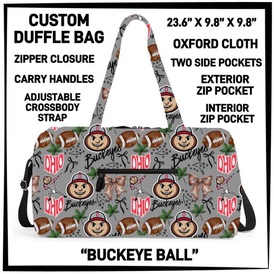 DF2B - Buckeye Ball Duffel Bag - Preorder ETA: Early Nov