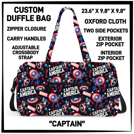 DF2B - Captain Duffel Bag - Preorder ETA: Early Nov