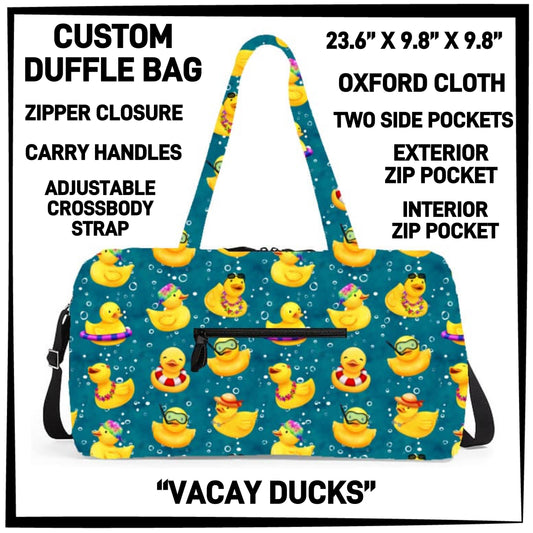 DF2B - Vacay Ducks Duffel Bag - Preorder ETA: Early Nov