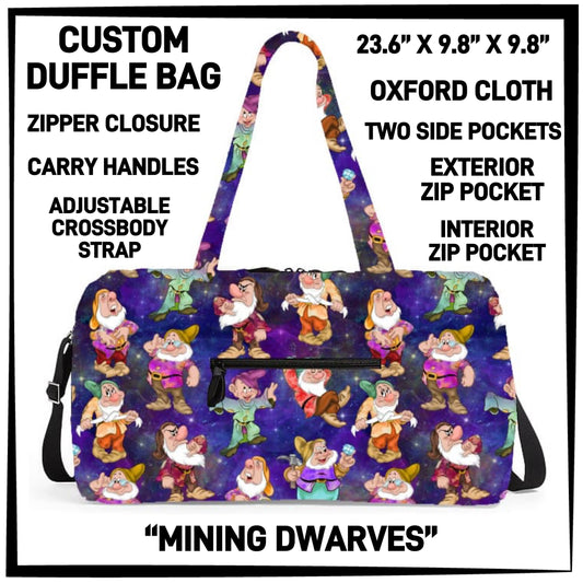 DF2B - Mining Dwarves Duffel Bag - Preorder ETA: Early Nov