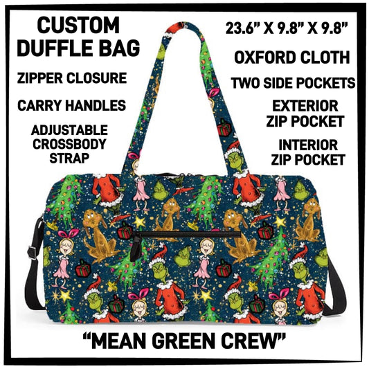 DF2B - Mean Green Crew Duffel Bag - Preorder ETA: Early Nov