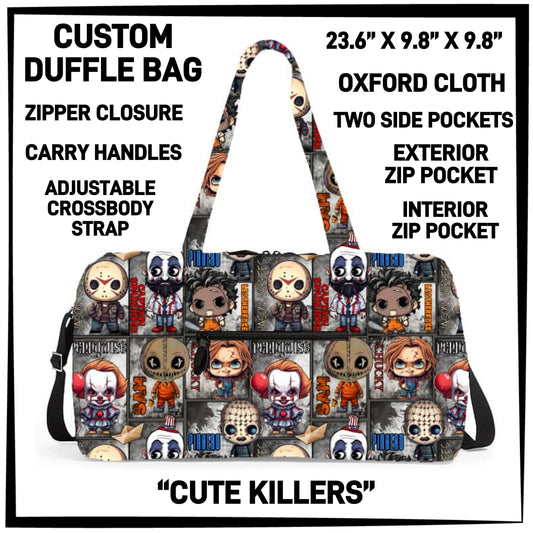 DF2B - Cute Killers Duffel Bag - Preorder ETA: Early Nov
